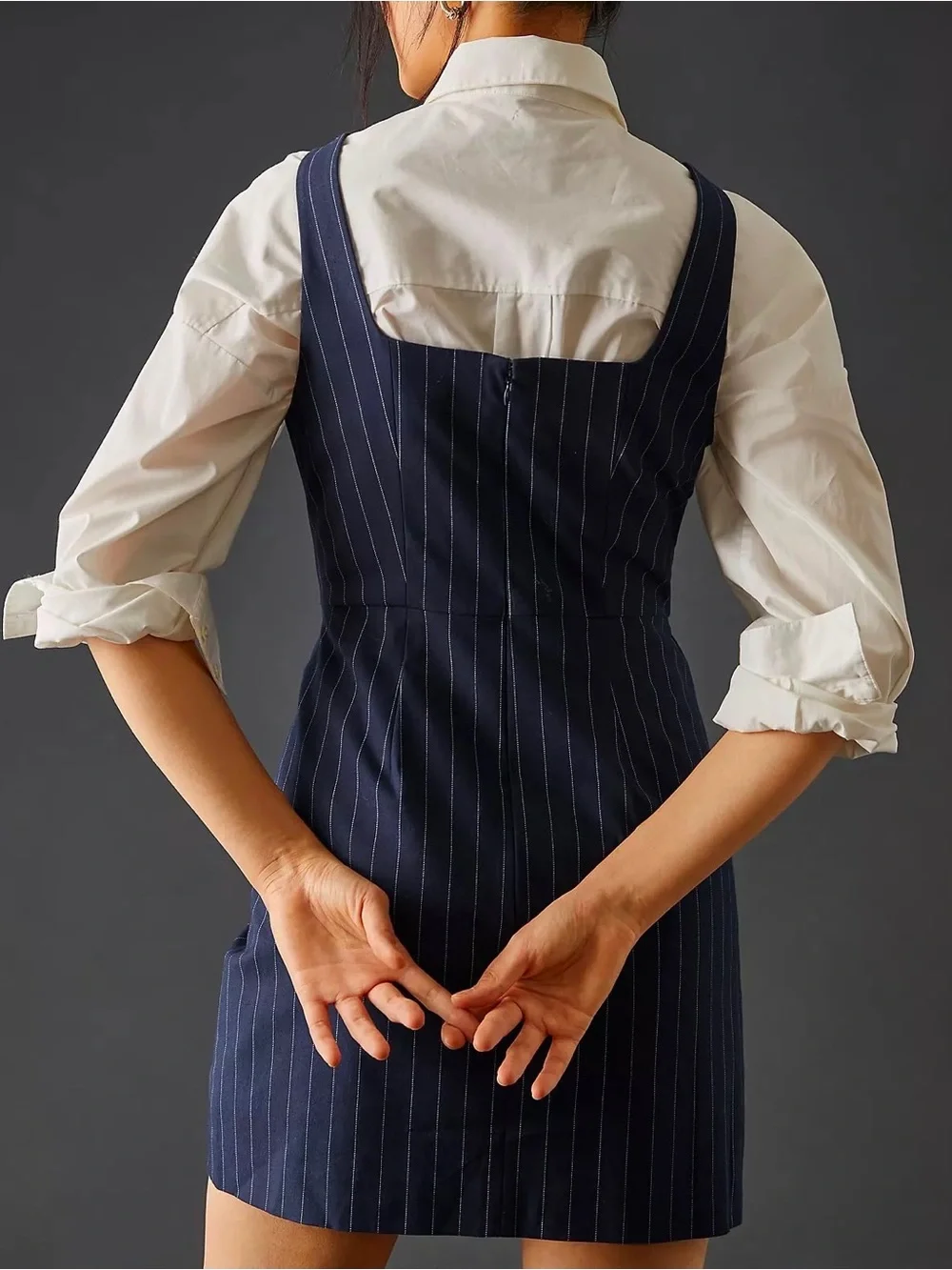 Favorite Daughter The Break-Up Dress in Navy | Size 8